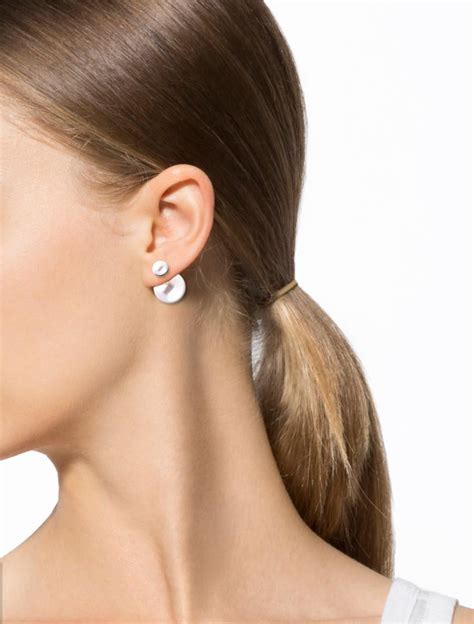 christian dior hoops|christian dior tribal earrings.